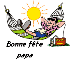 Gif animé bonne fête papa cool